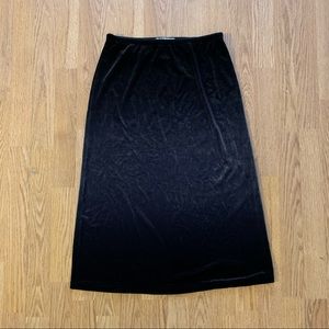 Vintage Roxy ombré velvet skirt